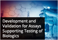 Method Development and Validation for Assays Supporting Testing of Biologics